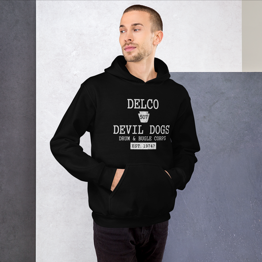 Vintage Delco Devil Dog hoodie